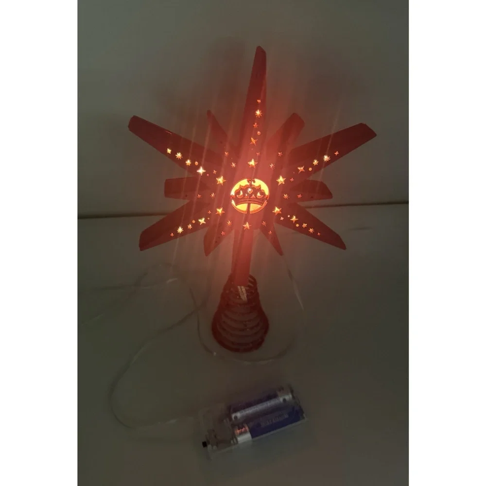 Pink Christmas Tree Topper 9